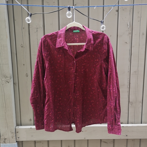 Benetton Shirt, cotton size L - Picture 3 of 3